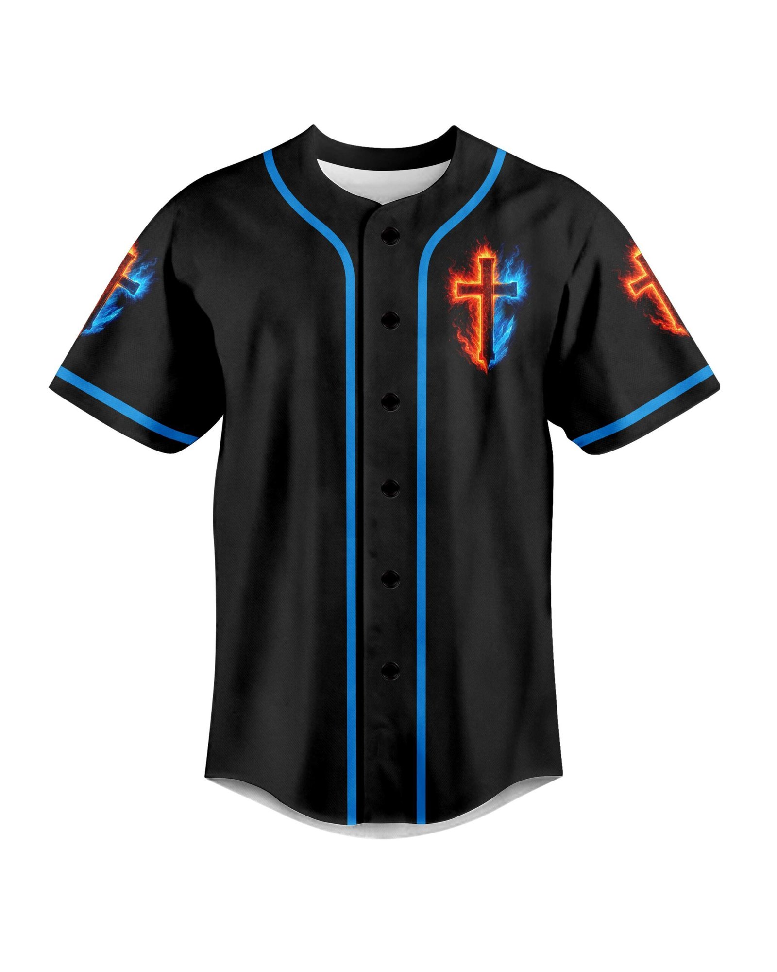 He Died For Me I Ride For Him All Over Print Jersey - Image 6