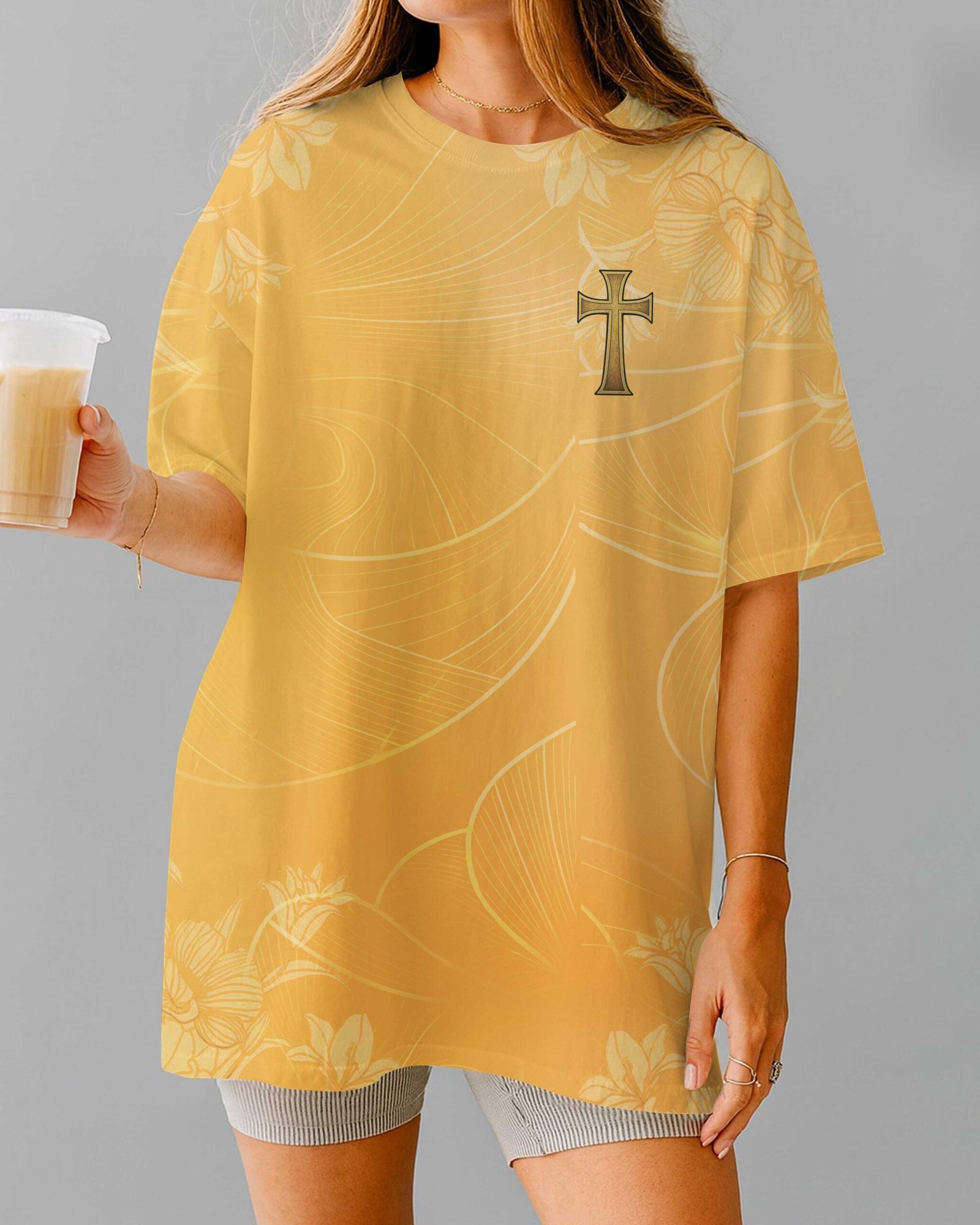 Never Underestimate A Woman Who Believes In Jesus All Over Print T-Shirt - Image 6